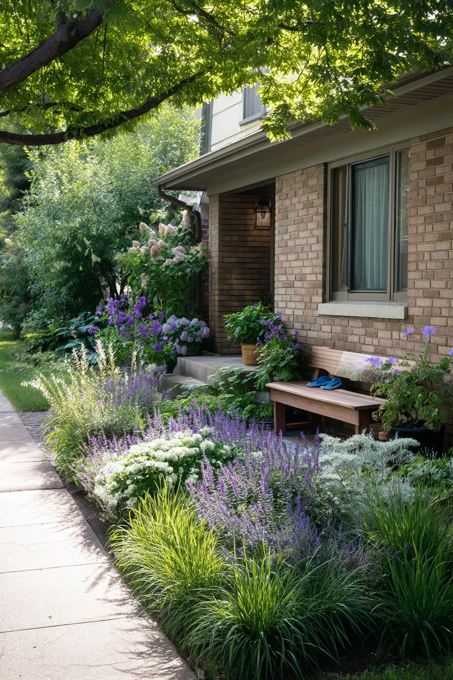 Small Front Yard Pollinator Border