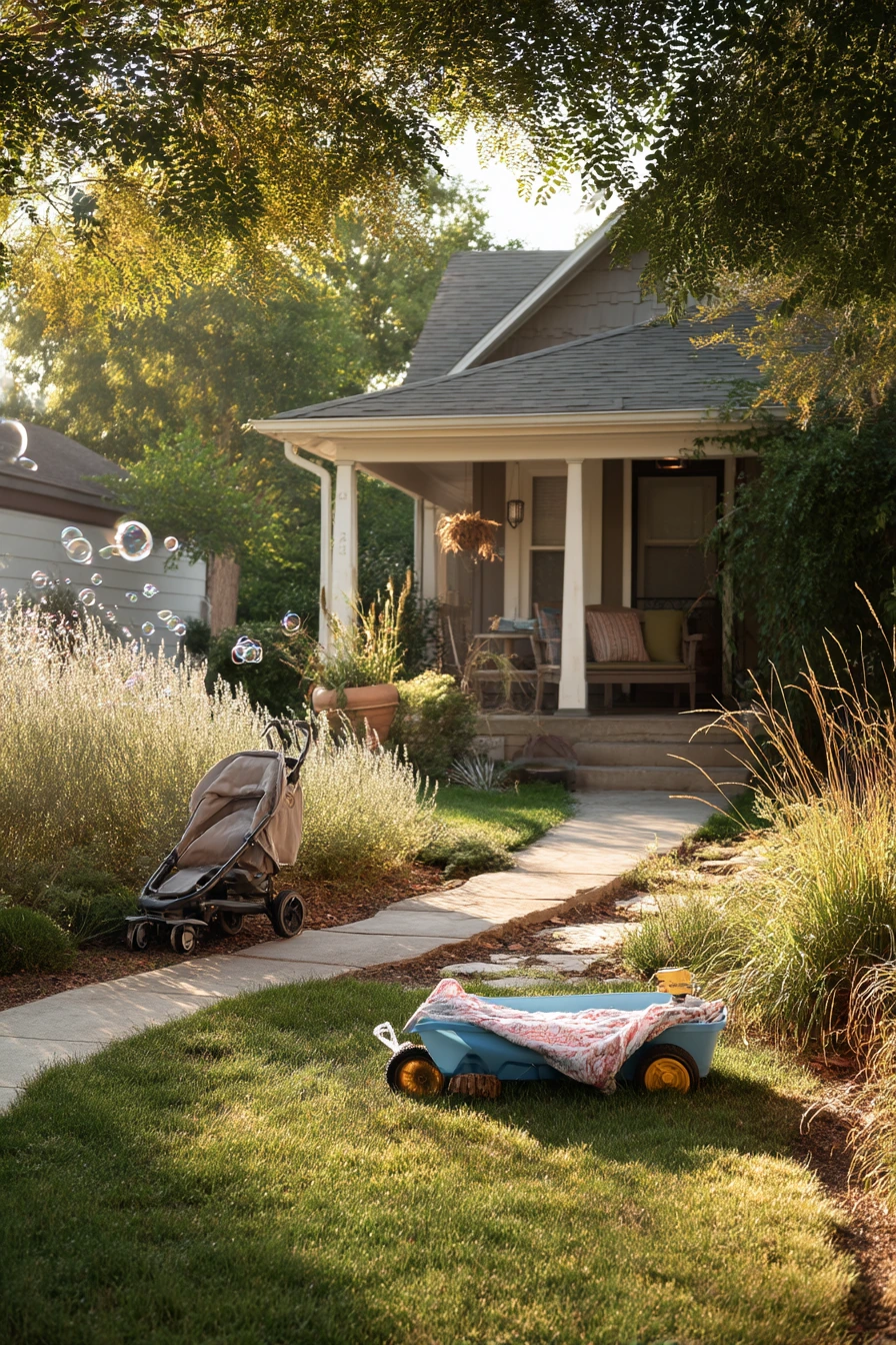 Kid-Friendly Front Yard Play Garden