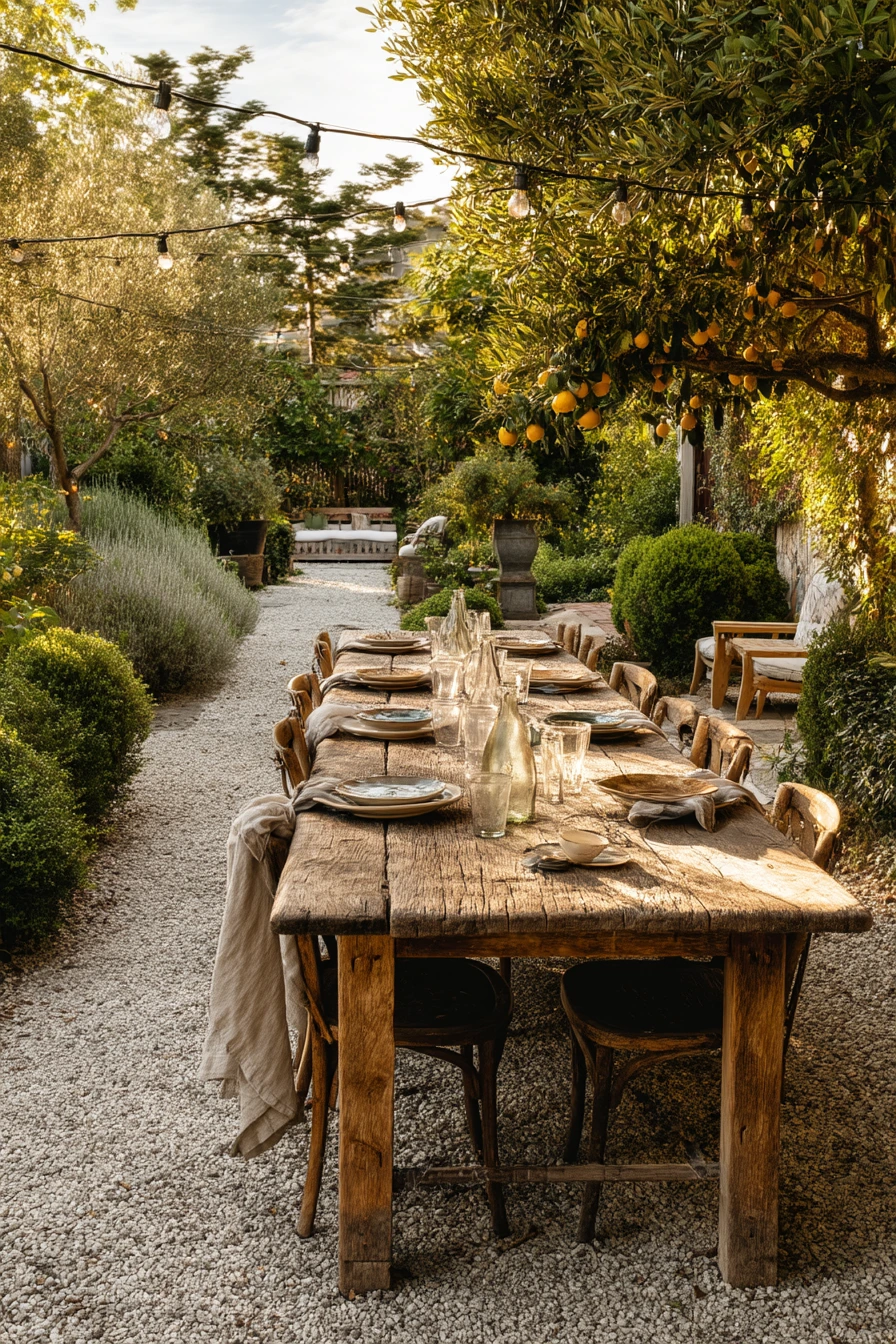 Dining Garden for Entertaining