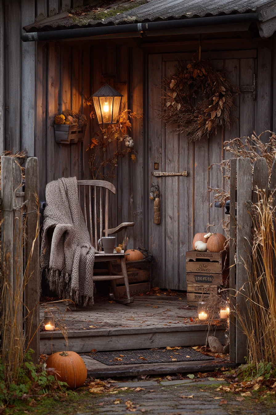 Seasonal Fence Decor for Autumn
