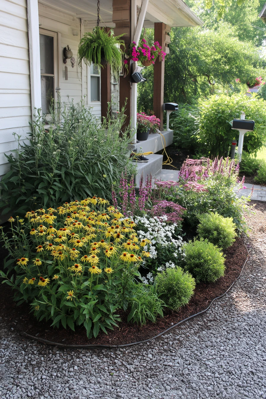 Front Yard Curb Appeal with Pollinator Beds