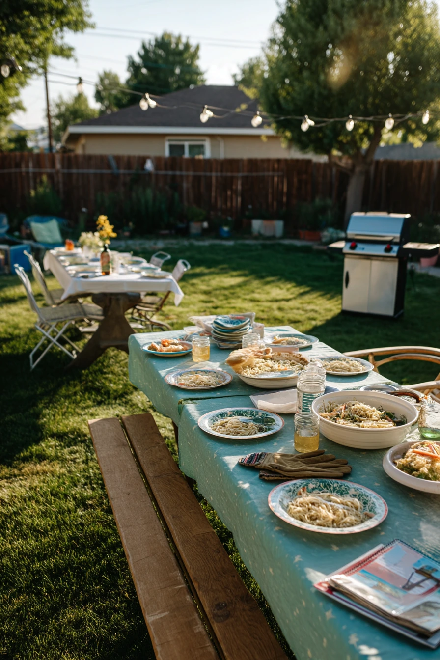 Budget-Friendly Backyard Potluck