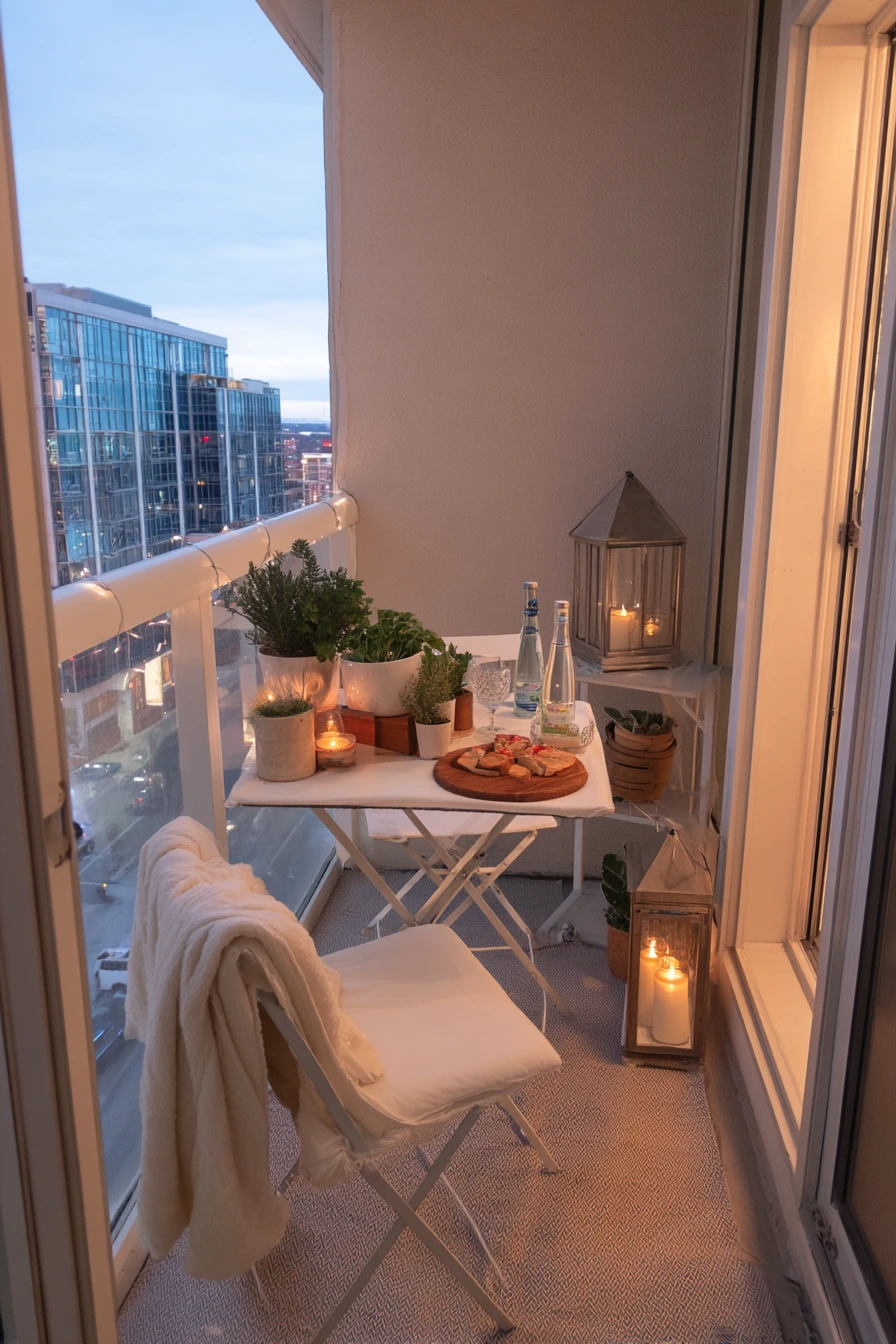 Renter-Friendly Balcony Garden Party