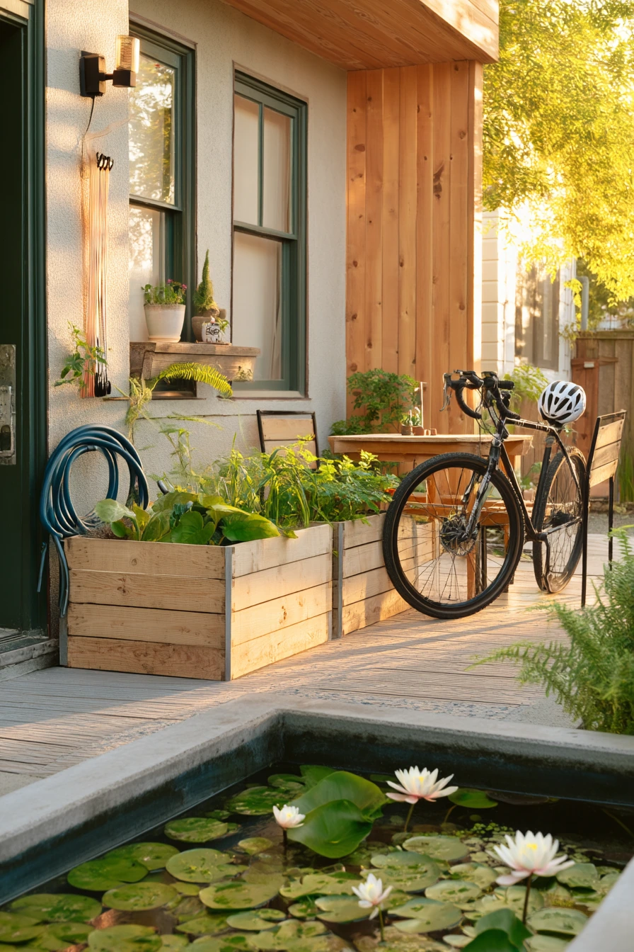 Renter-Friendly Patio Pond in Containers