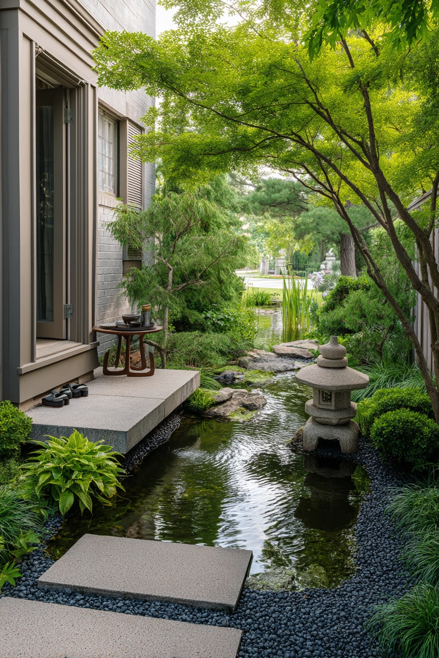 Japanese-Inspired Pond for Quiet Mornings