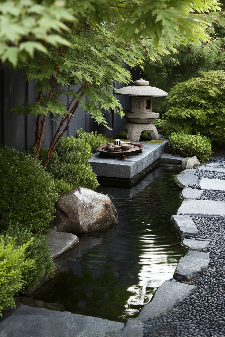 Japanese-Inspired Pond for Quiet Mornings