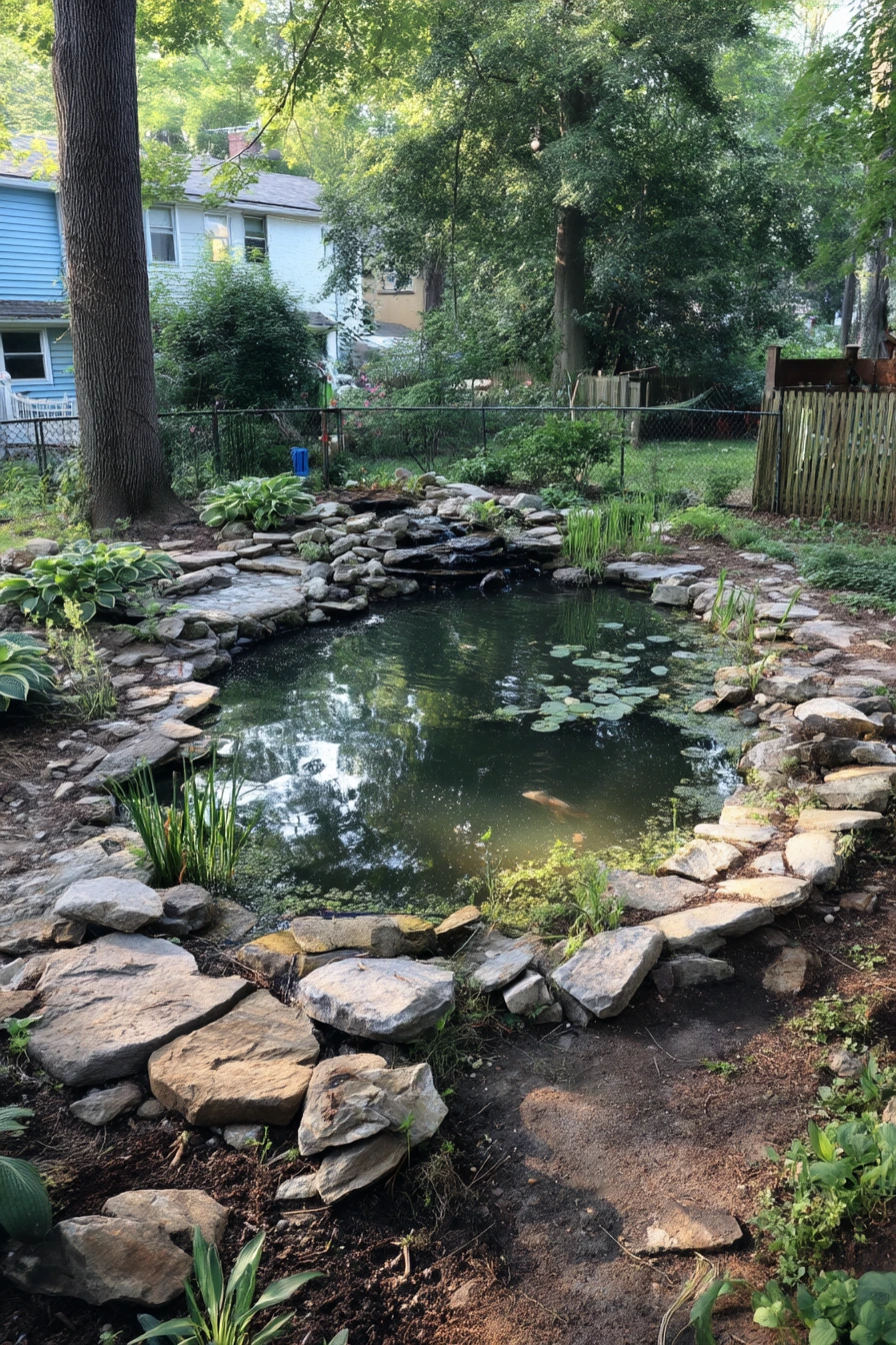 Before-and-After Pond Makeover Moment