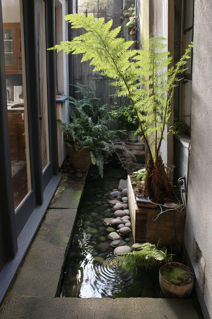 Small Courtyard Pond for Tight Spaces