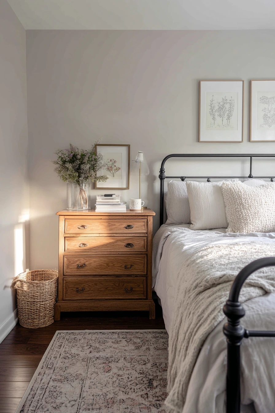 Budget Gray Bedroom Makeover
