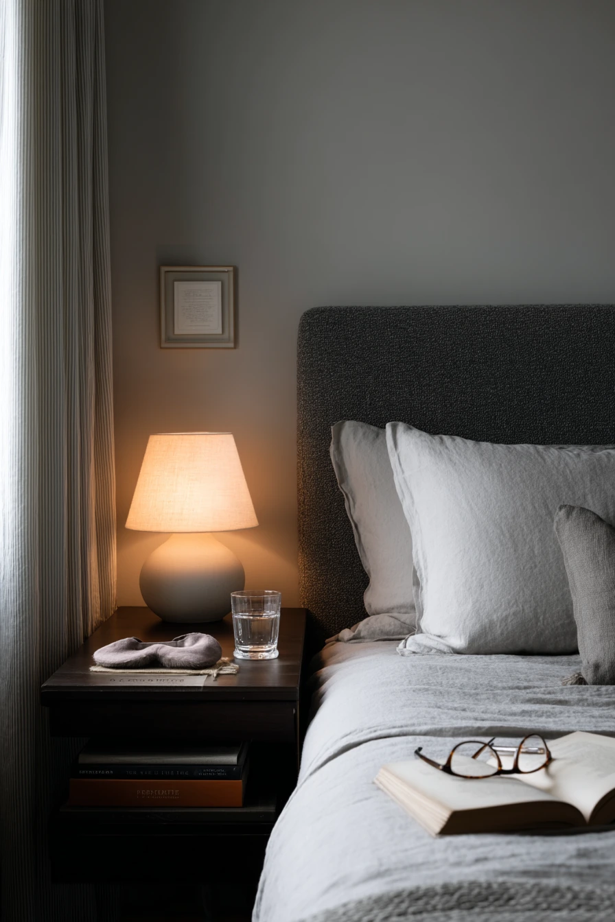 Moody Gray Bedroom for Better Sleep