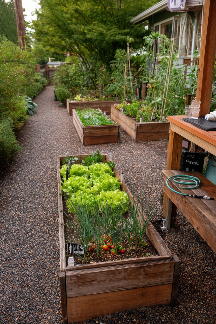 Side Yard Kitchen Garden