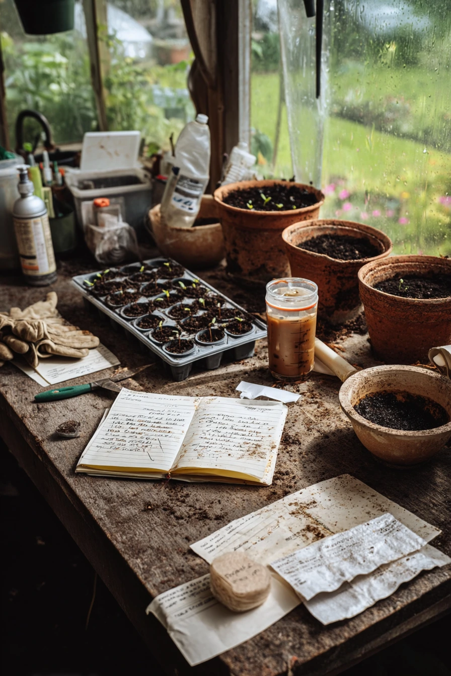 Greenhouse Potting Station
