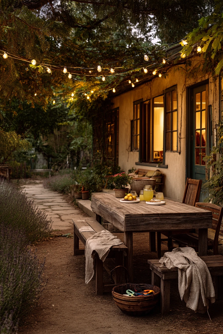 Backyard Dining Garden