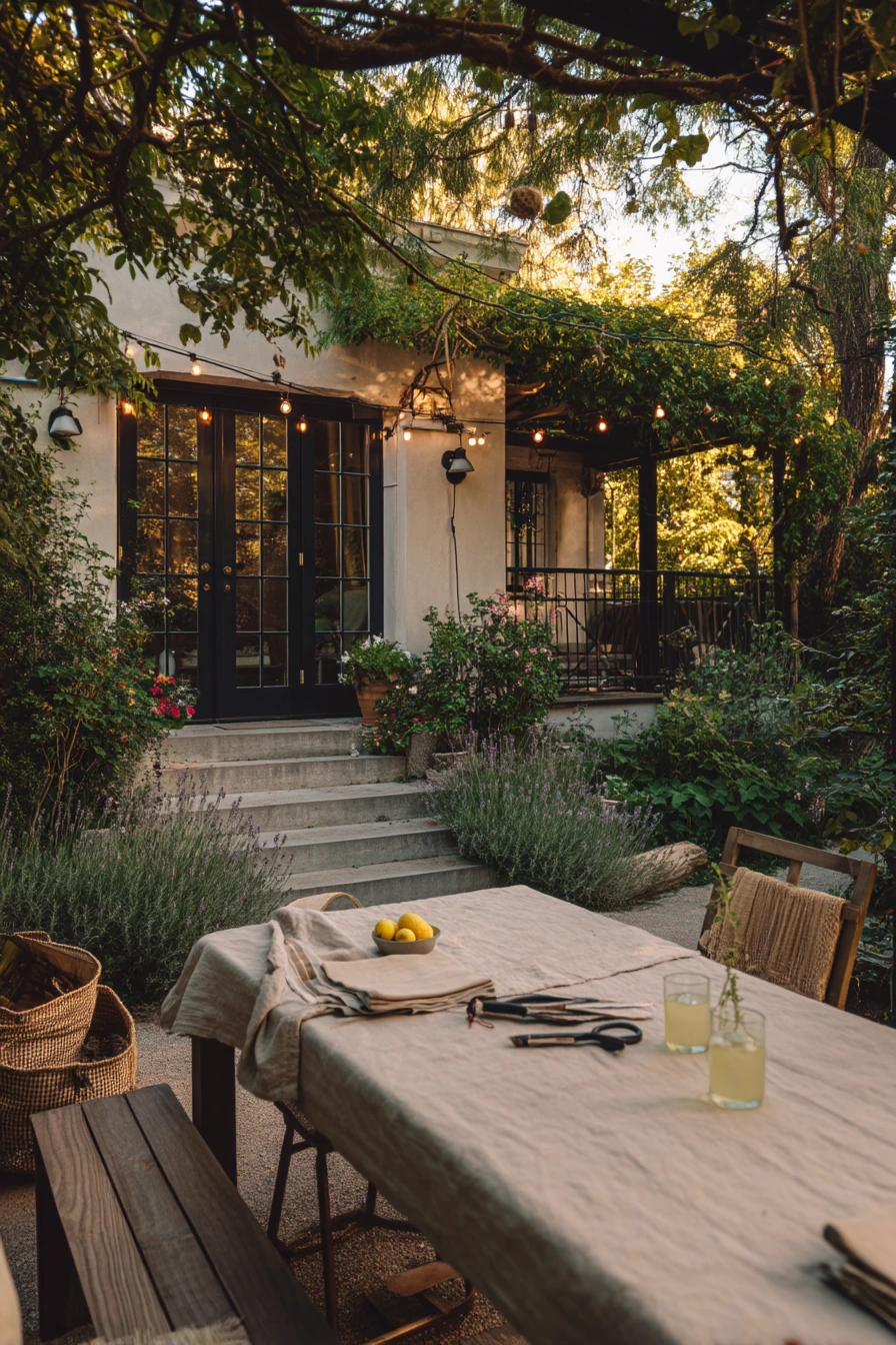 Backyard Dining Garden