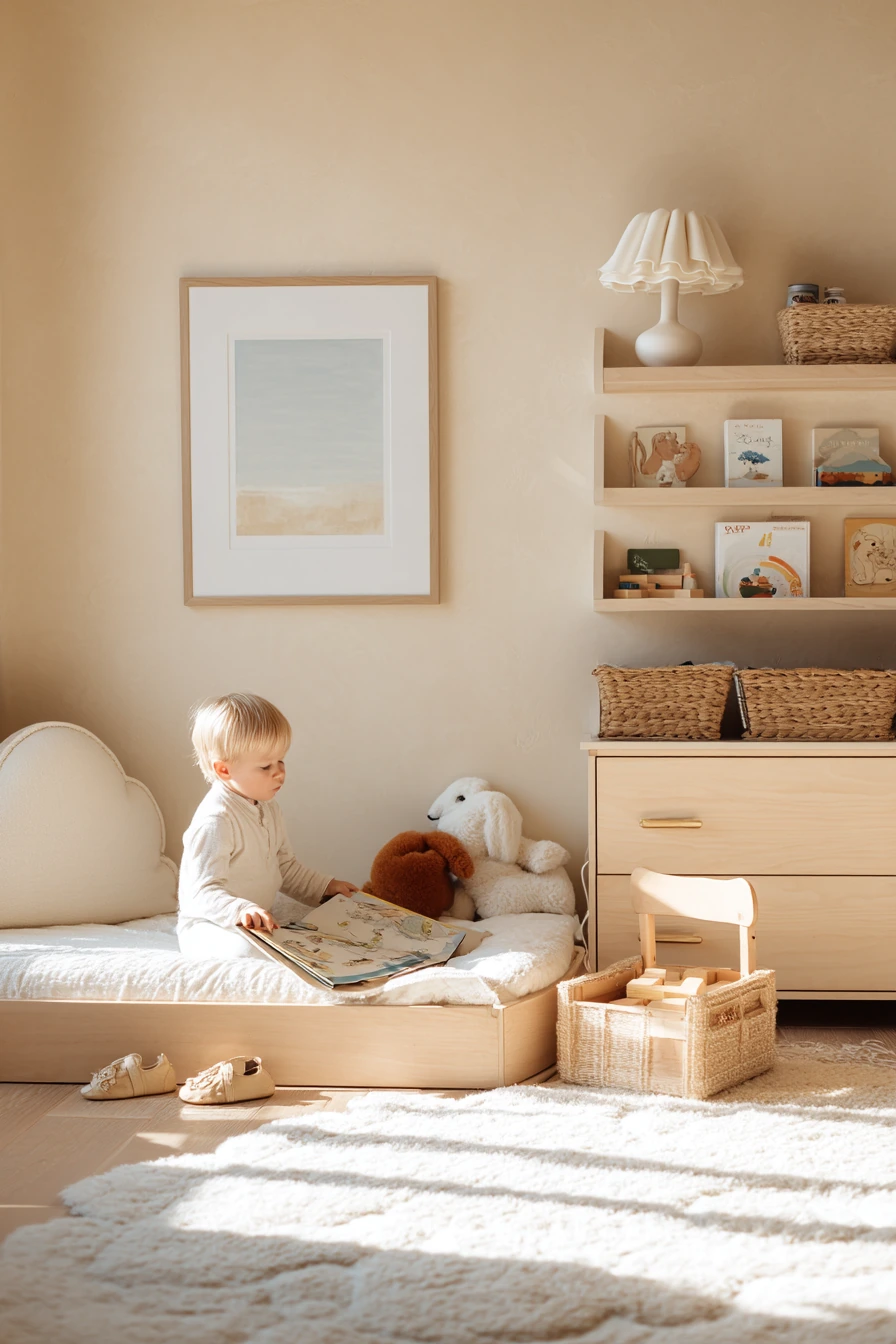 Montessori-Inspired Toddler Bedroom