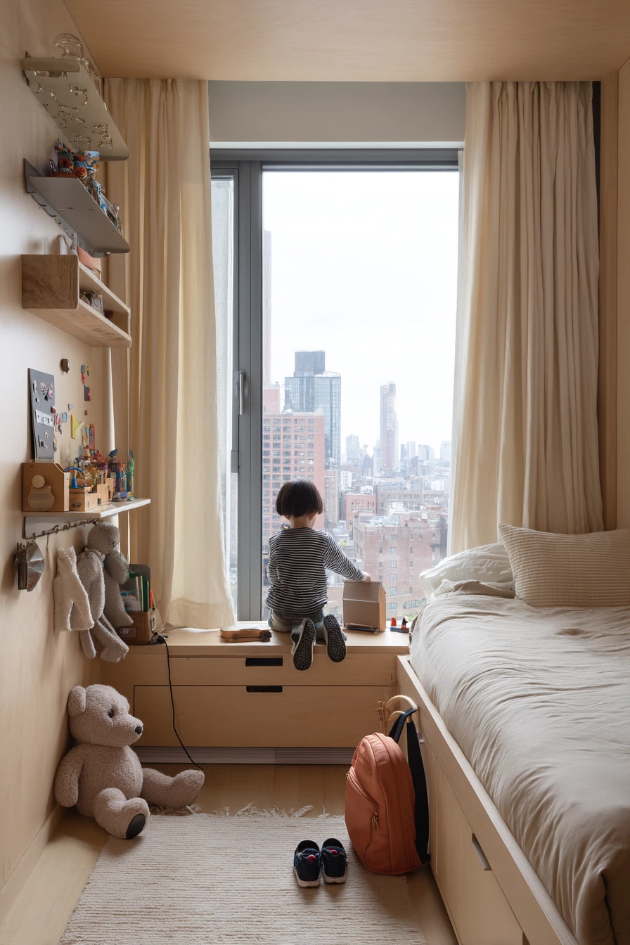 Tiny Apartment Kid Corner Bedroom