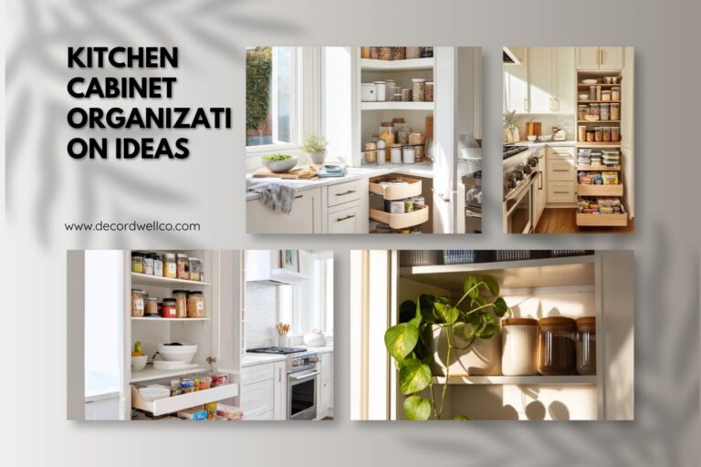 kitchen cabinet organization ideas