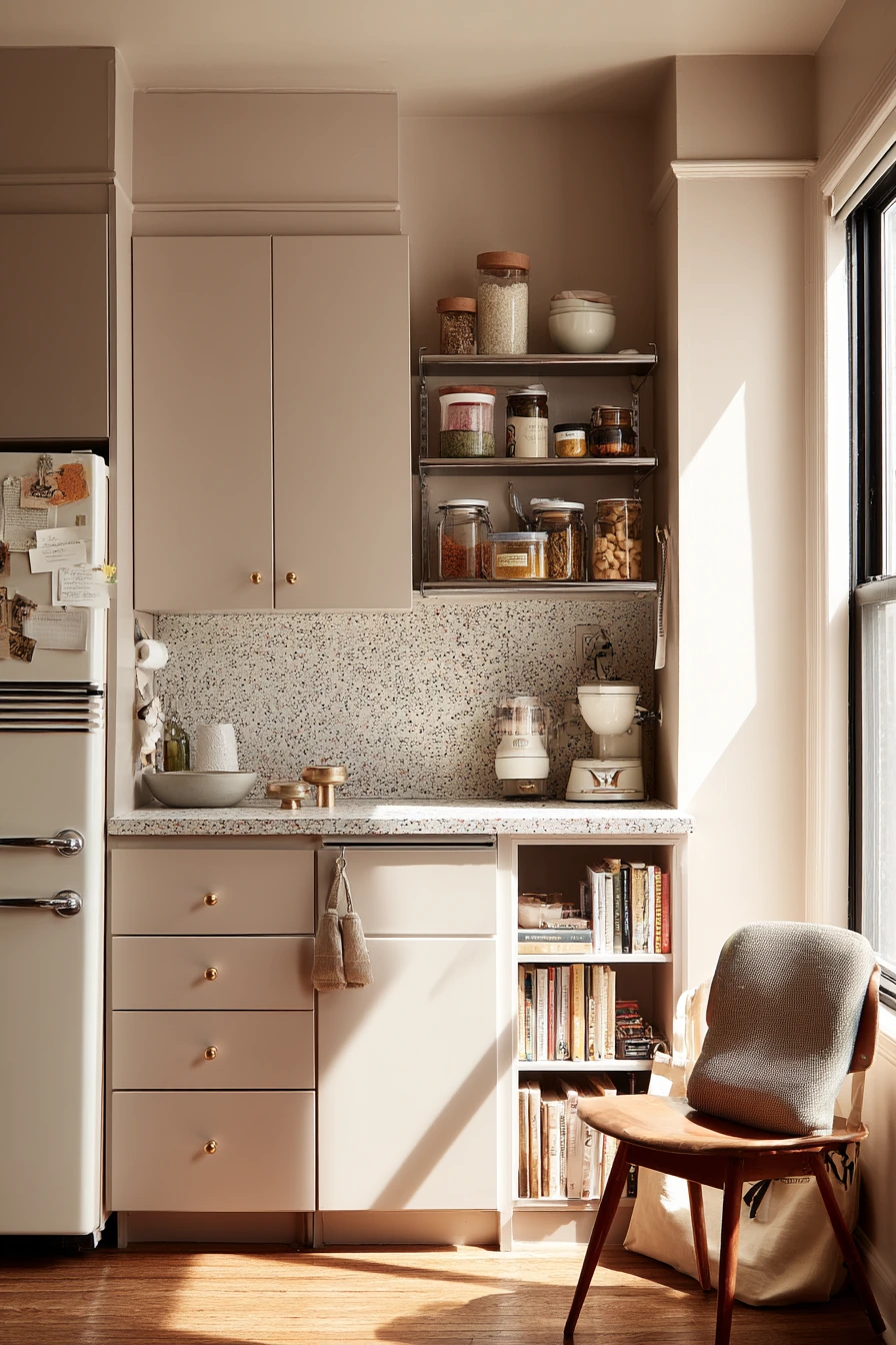 Greige Cabinets in a Rental-Friendly Update