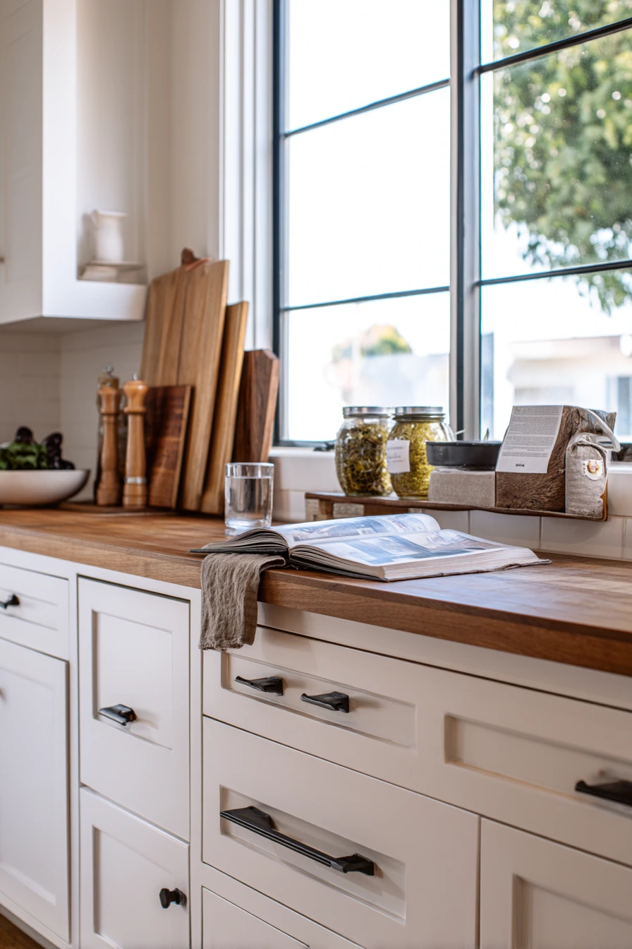 Oversized Pulls in a Busy Chef-Home Kitchen