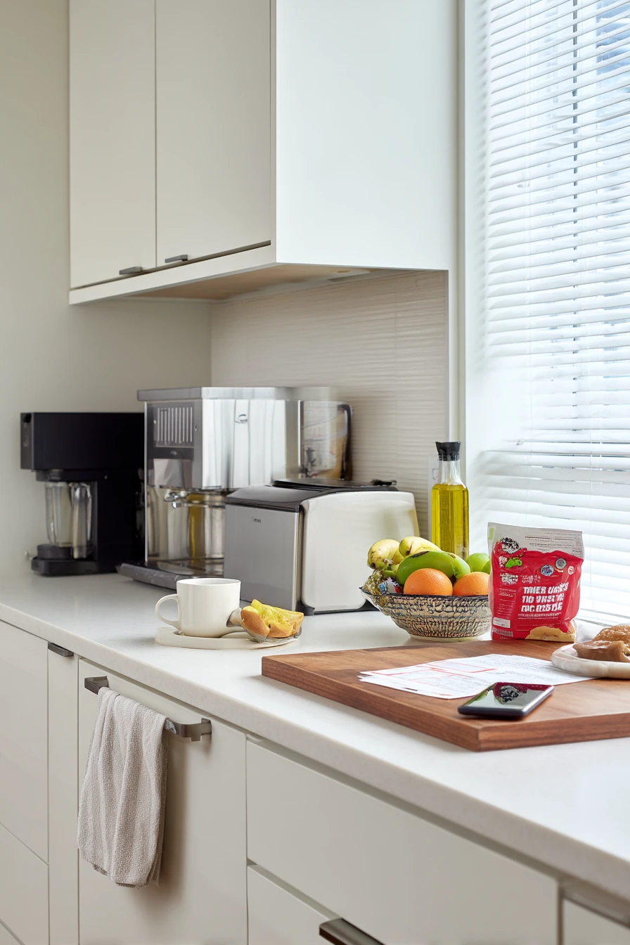 10. Hidden Appliance Garage and Counter Reset
