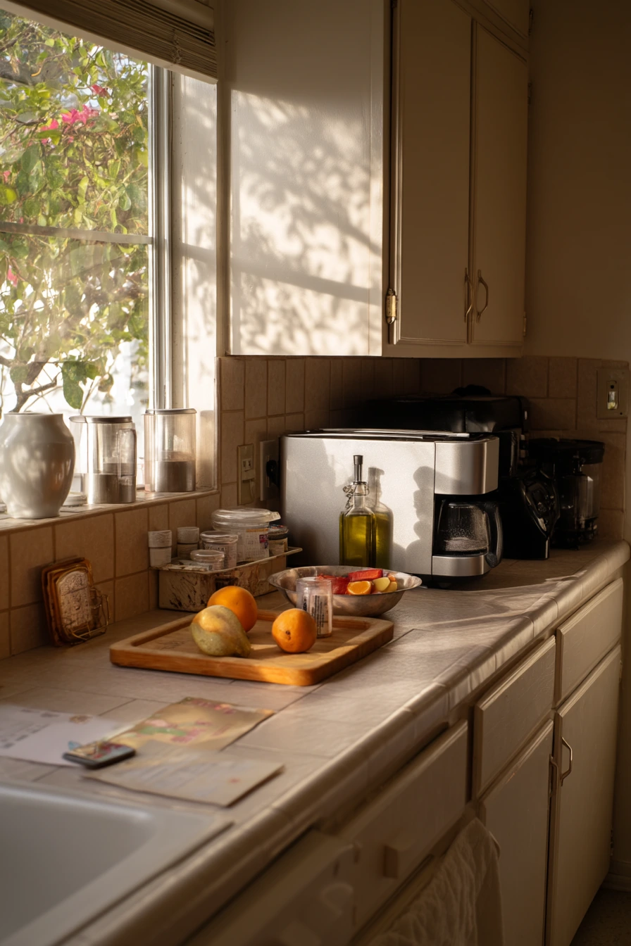10. Hidden Appliance Garage and Counter Reset