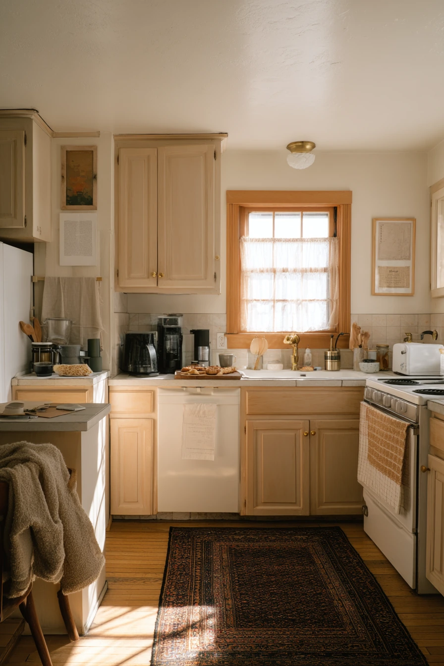 Warm White Cabinets with Easy Everyday Charm
