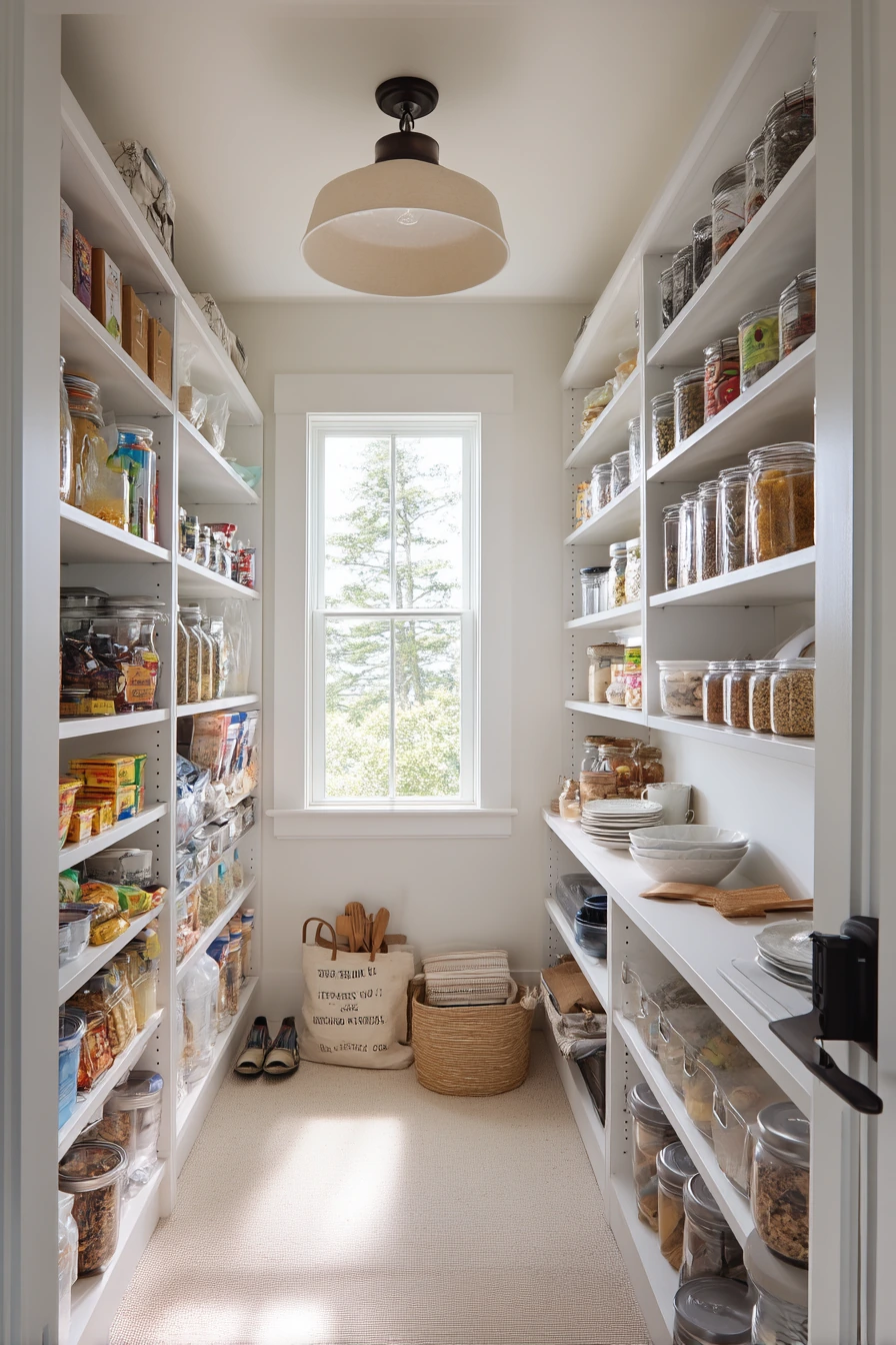 3. Deep Pantry with Mudroom Energy