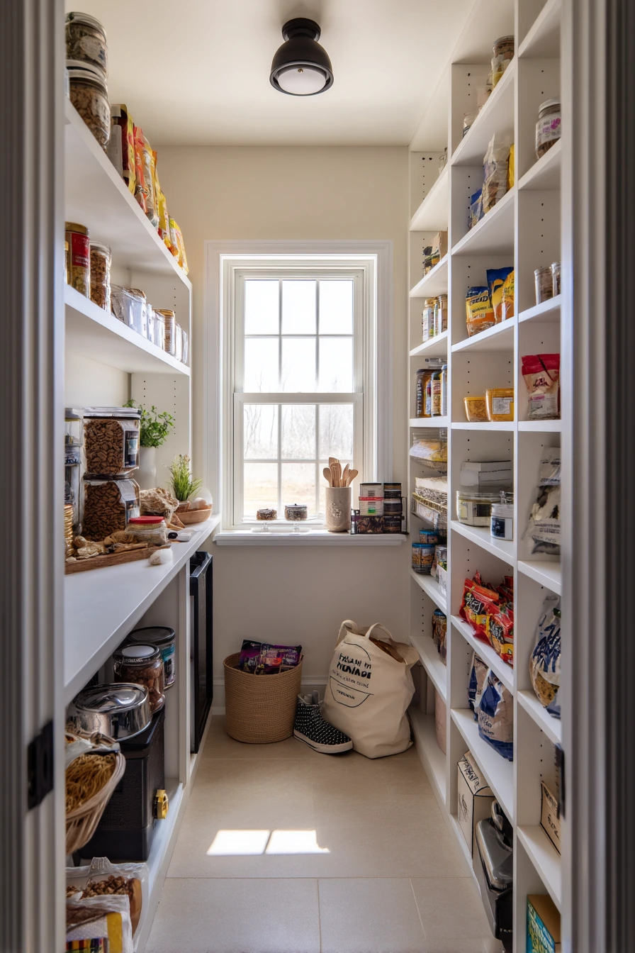 3. Deep Pantry with Mudroom Energy