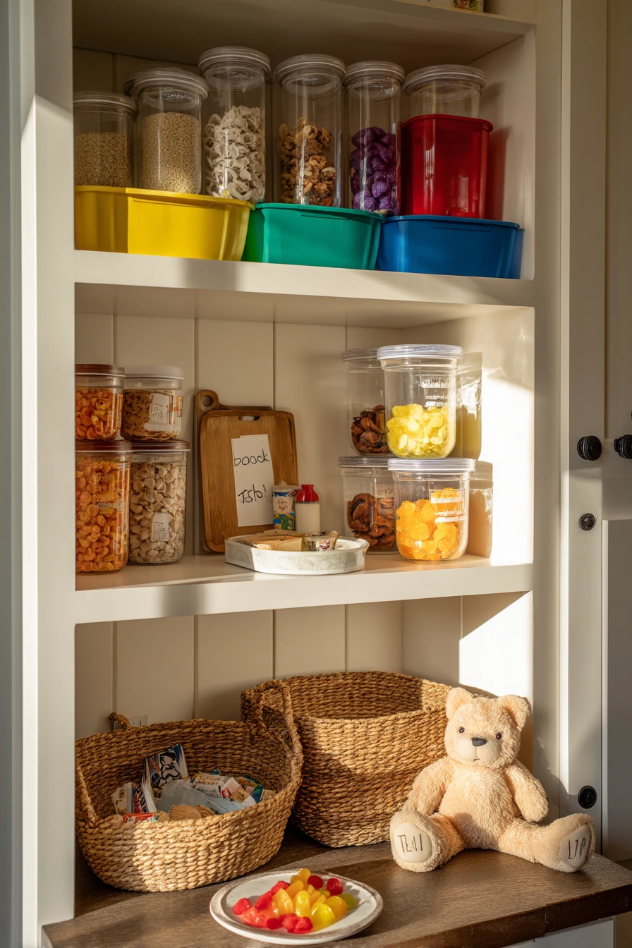 6. Family Pantry with Kid Snack Zone