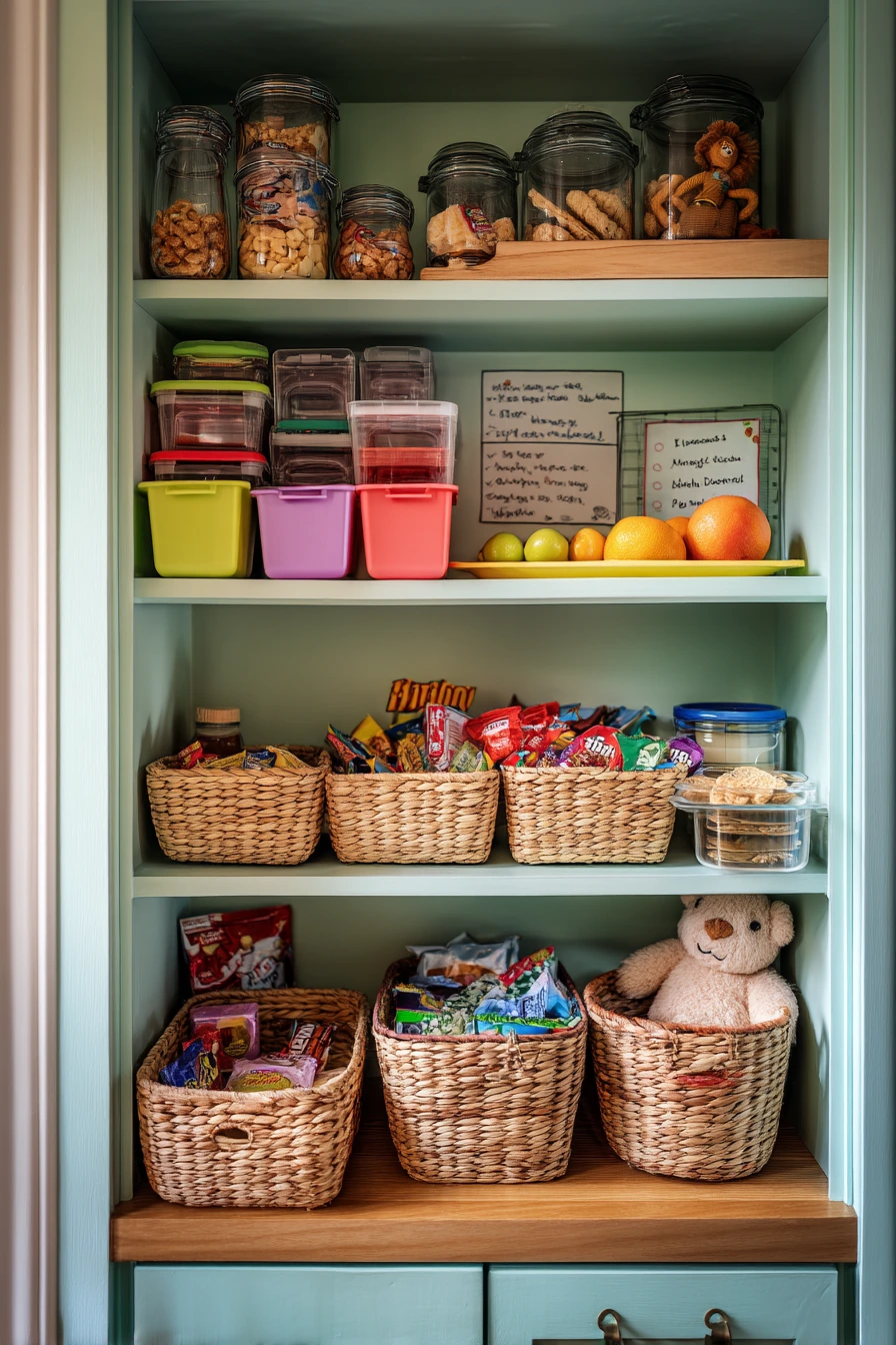 6. Family Pantry with Kid Snack Zone