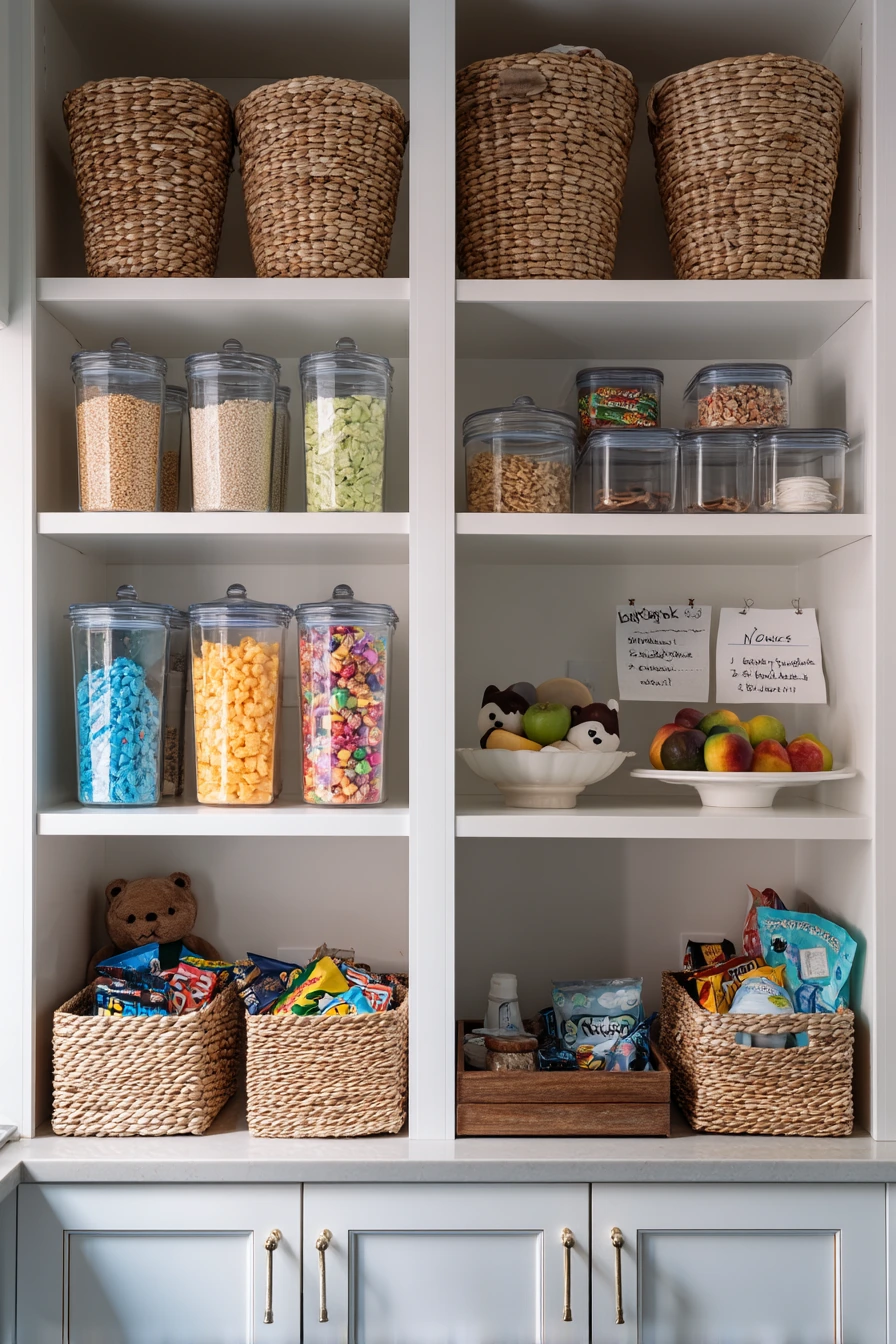 6. Family Pantry with Kid Snack Zone