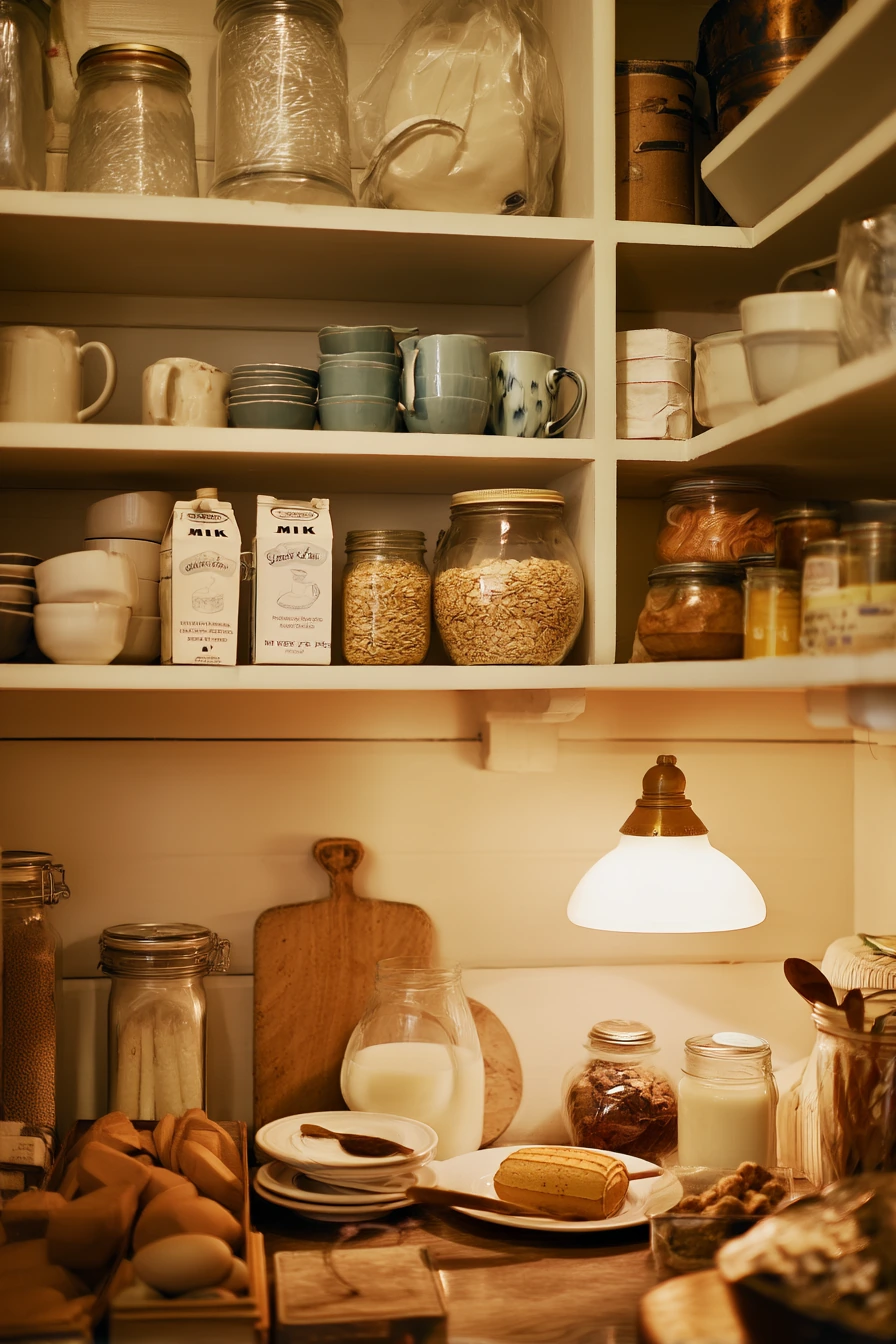 8. Walk-In Pantry with Coffee and Breakfast Station