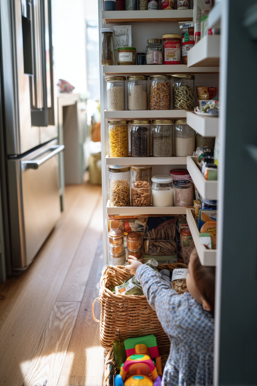 1. Small Pantry Pull-Out for Busy Weeknights