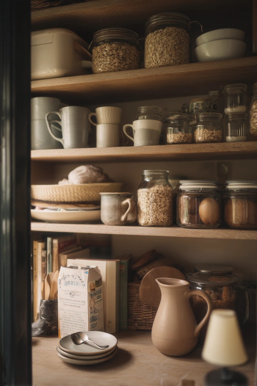 8. Walk-In Pantry with Coffee and Breakfast Station