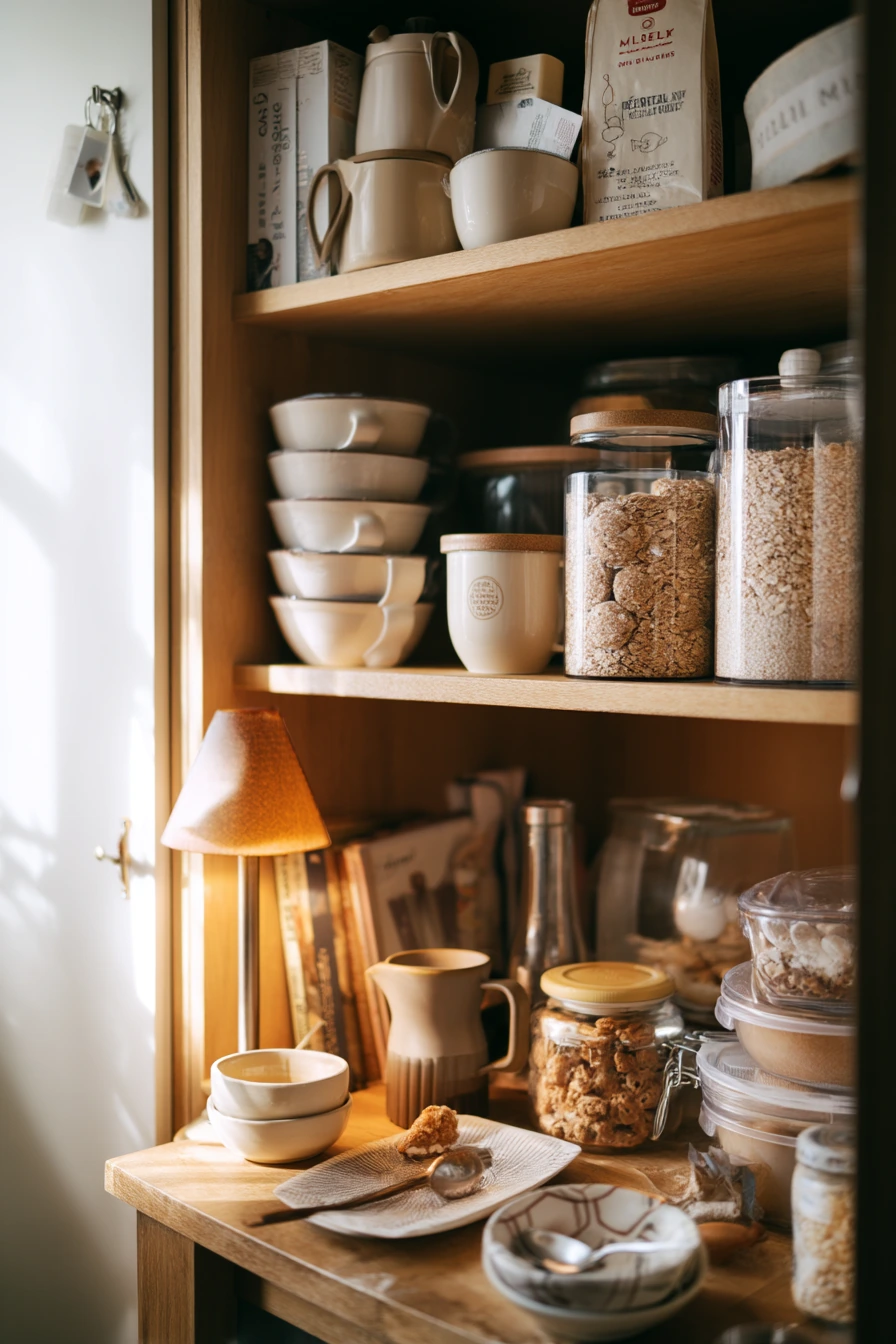 8. Walk-In Pantry with Coffee and Breakfast Station