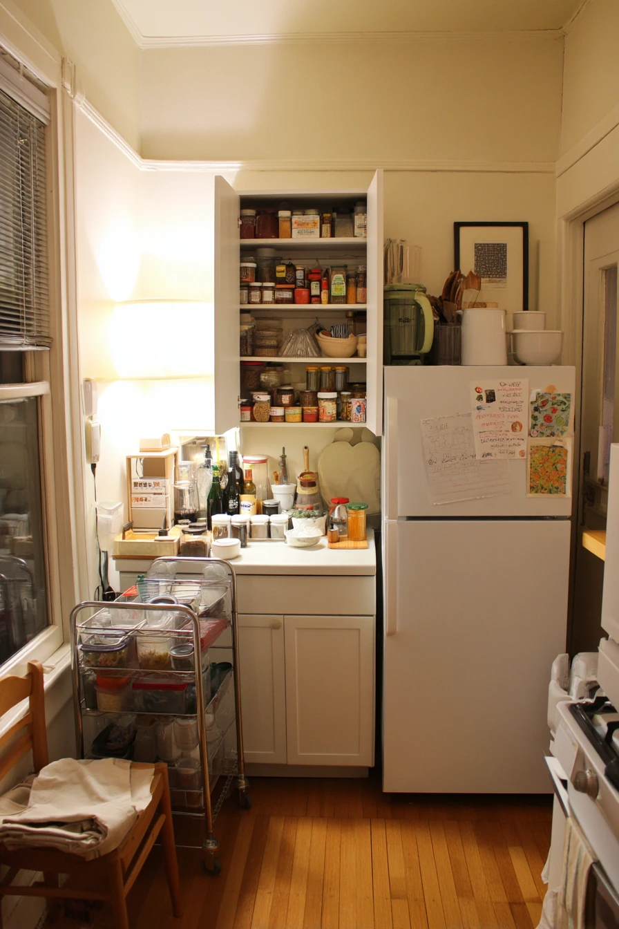 Rental-Friendly Kitchen Storage on a Tiny Budget