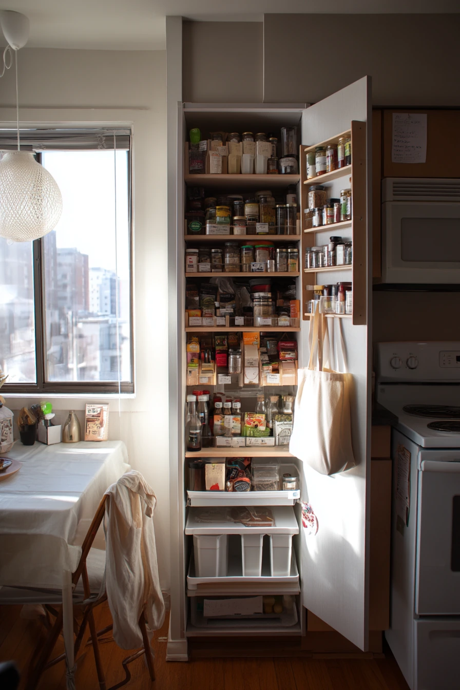Rental-Friendly Kitchen Storage on a Tiny Budget