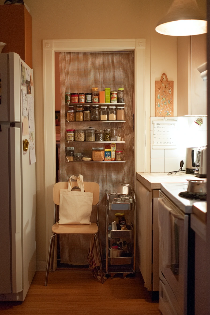 Rental-Friendly Kitchen Storage on a Tiny Budget