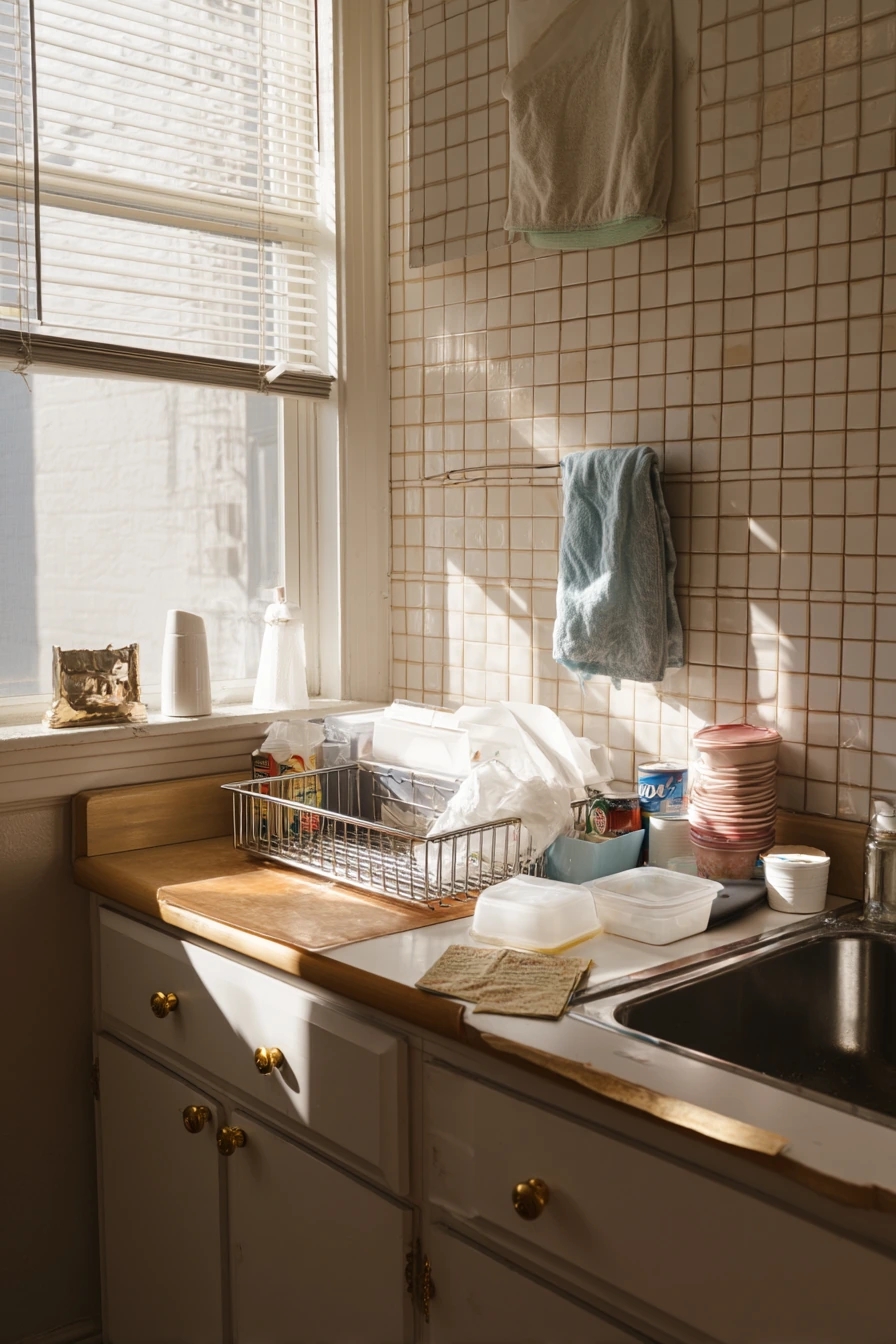 3. Budget-Friendly Peel-and-Stick Tile in a Rental