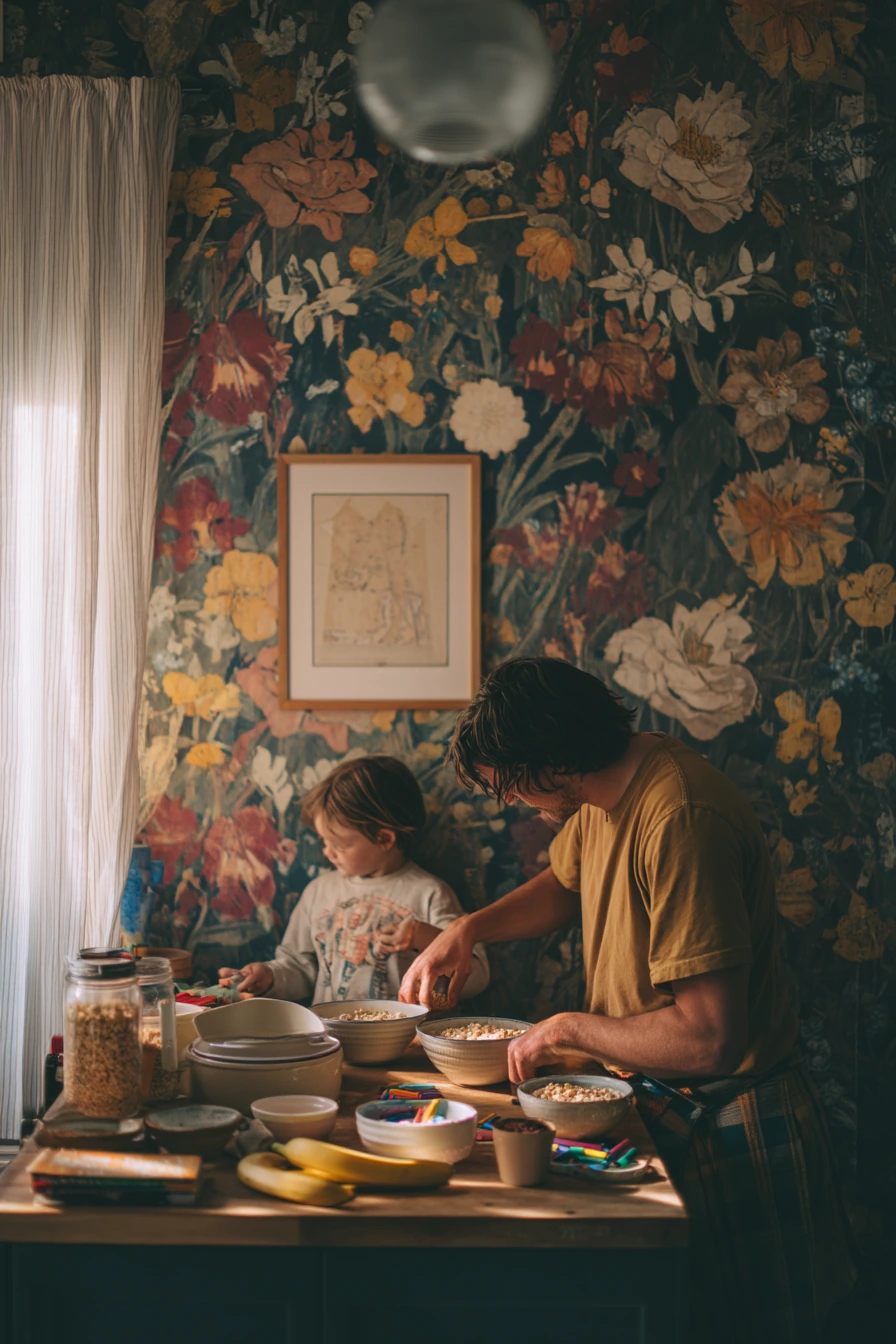 Vintage Cottage Breakfast Nook