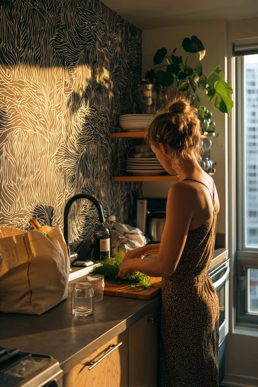 Small Kitchen, Big Pattern