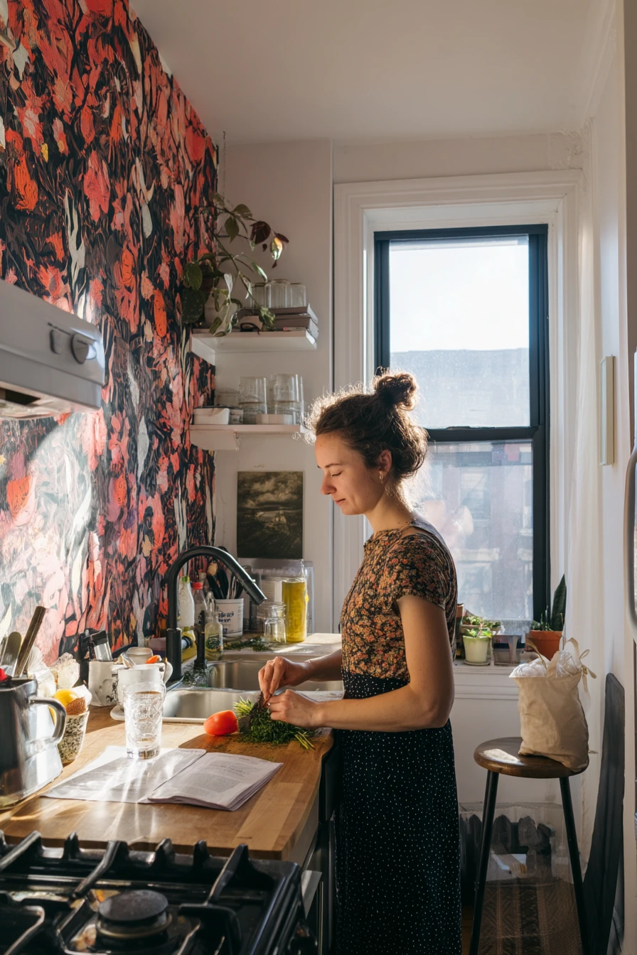 Small Kitchen, Big Pattern