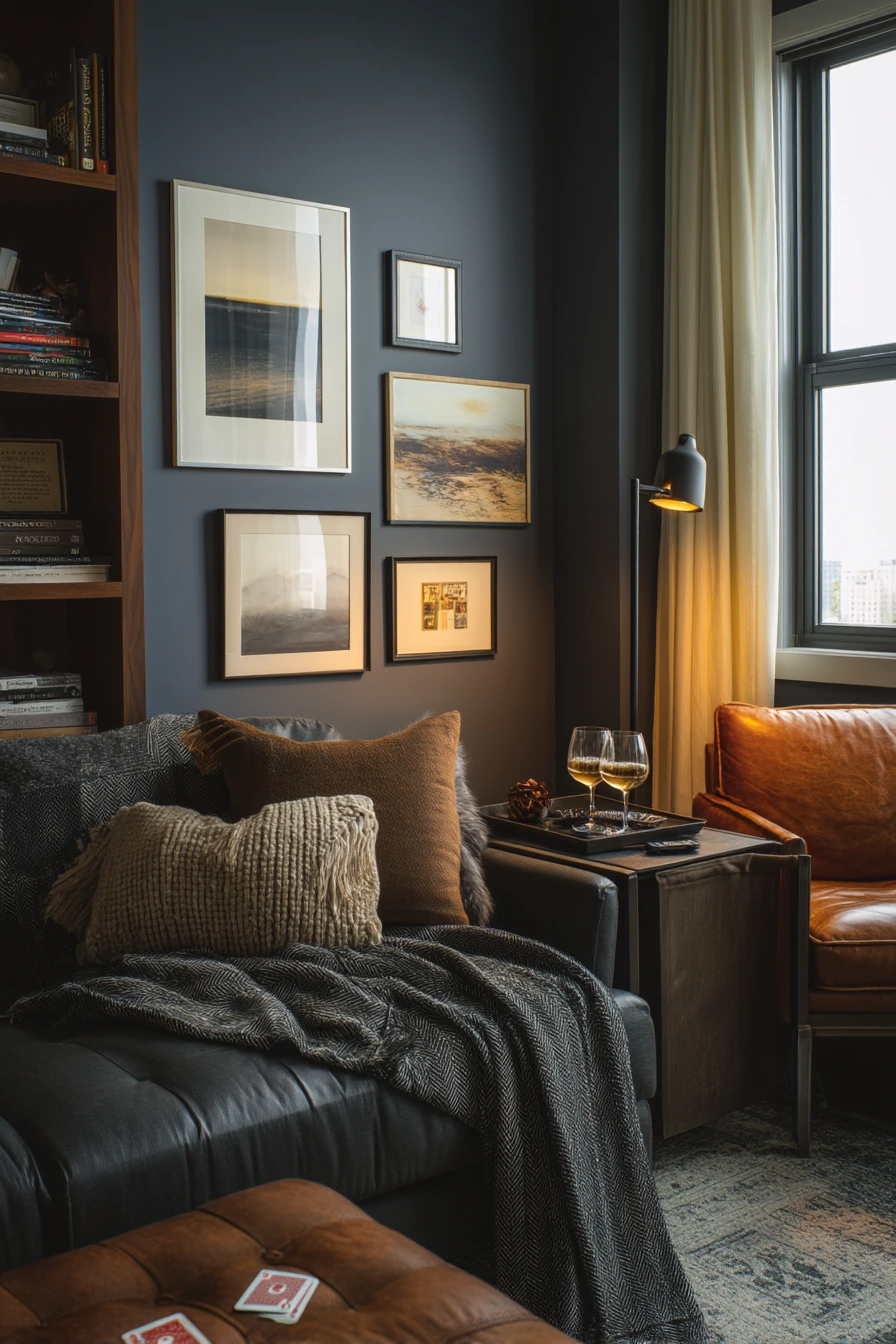 Moody Blue for Evening Conversation