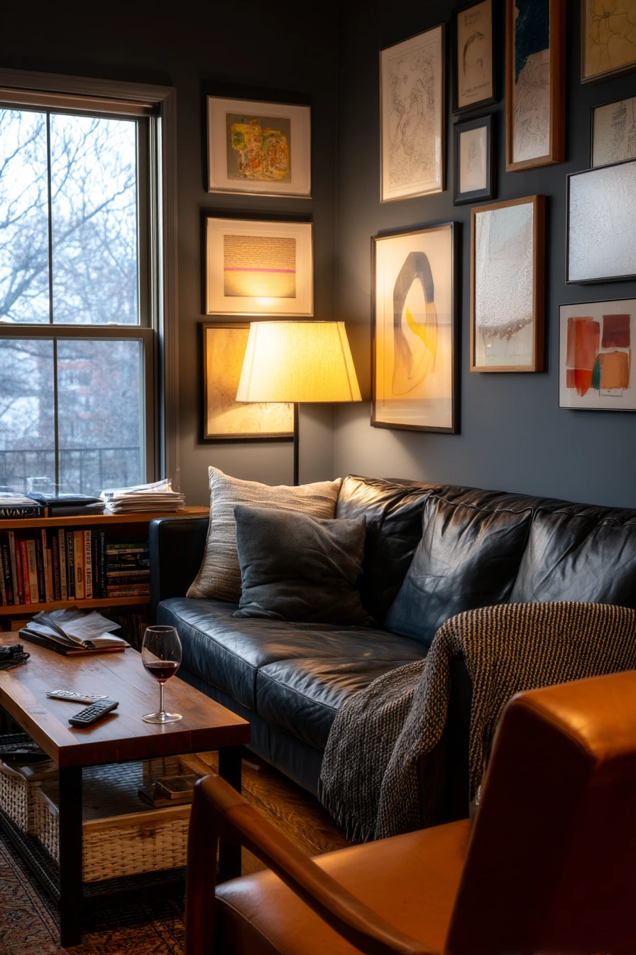 Moody Blue for Evening Conversation