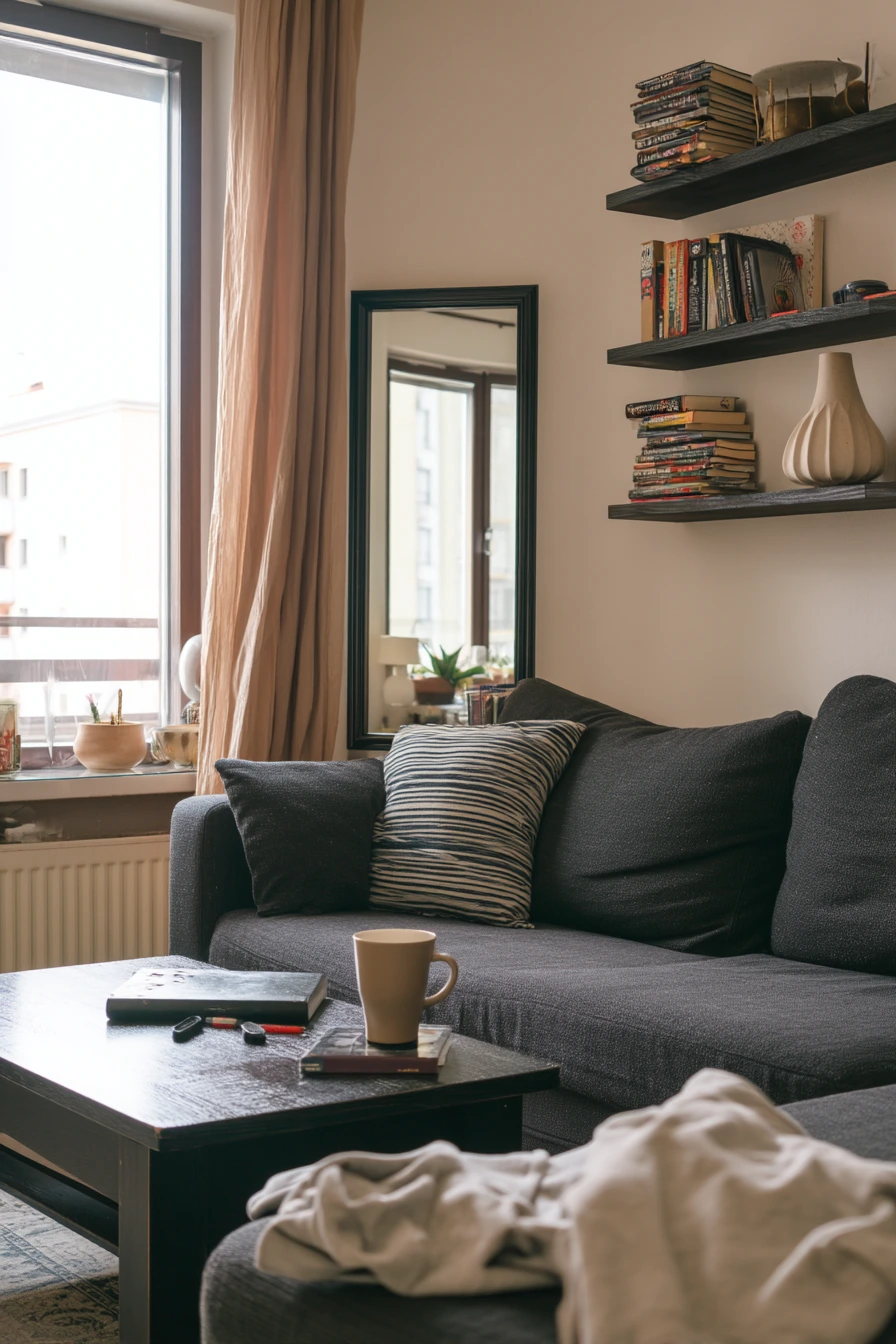 Cream and Charcoal Contrast for Modern Calm