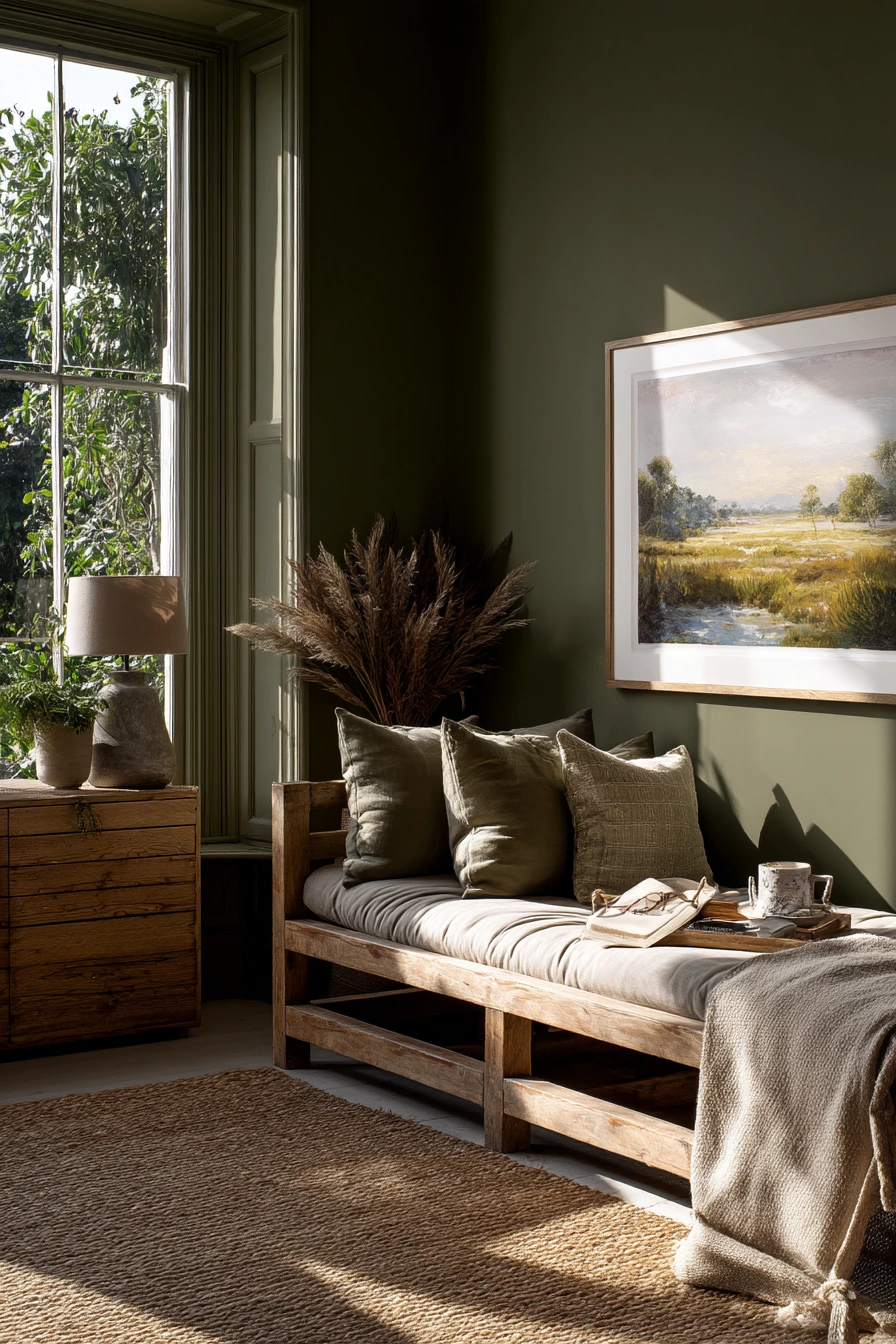 Olive Green for Slow Weekend Mornings