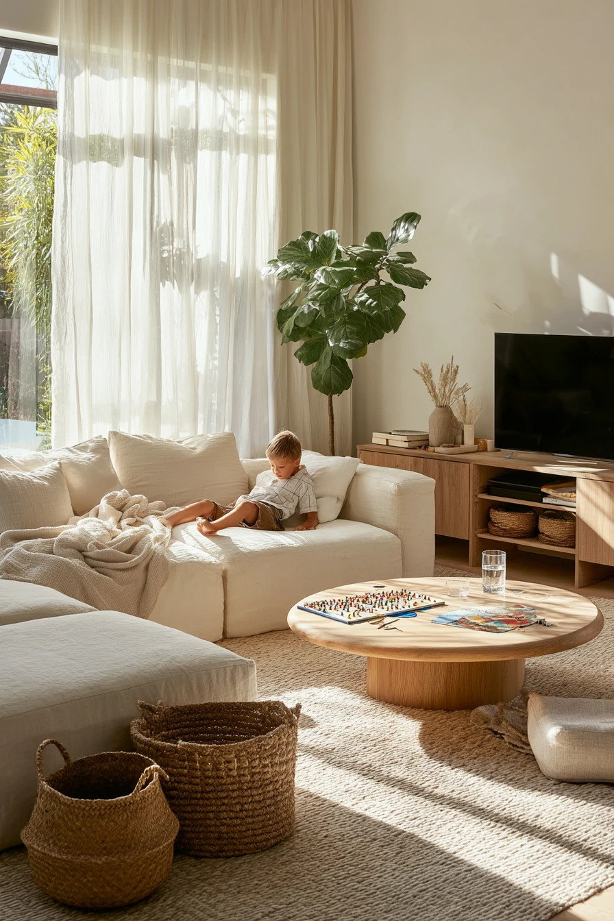 Sunlit Family Gathering Room