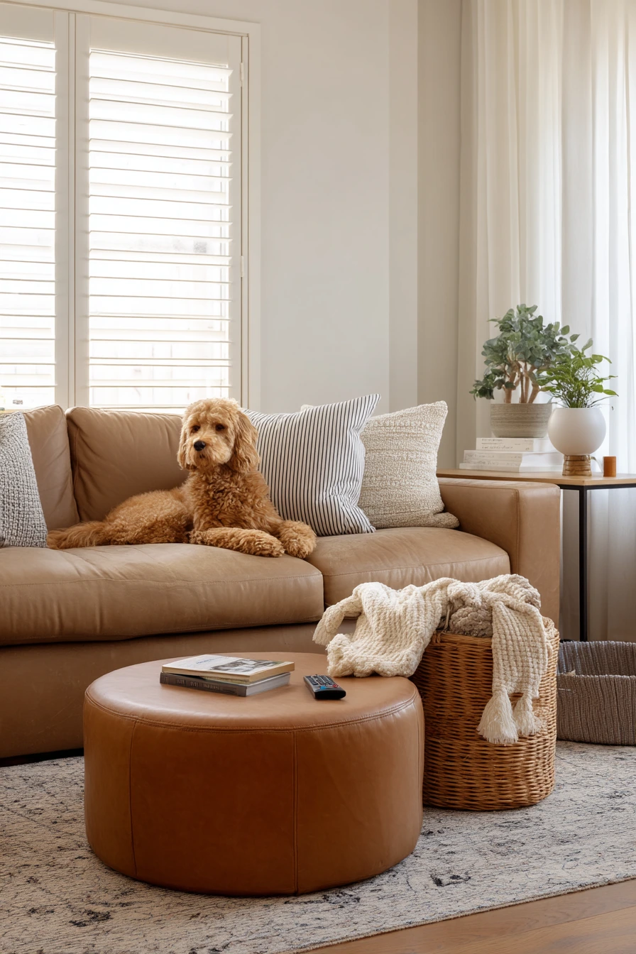 Pet-Friendly Relaxed Living Room