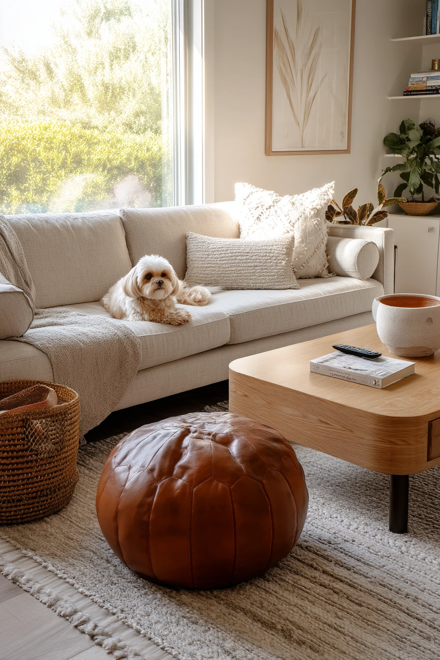 Pet-Friendly Relaxed Living Room