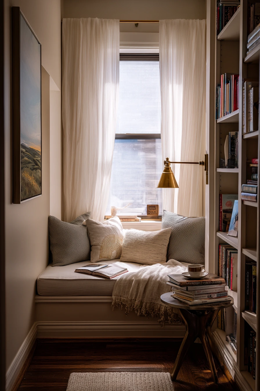 Book-Lover Window Nook